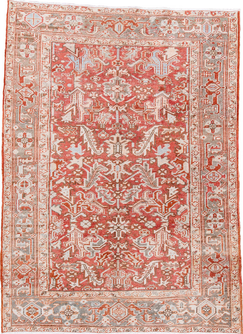 Vintage Heriz Area Rug (5' x 7')